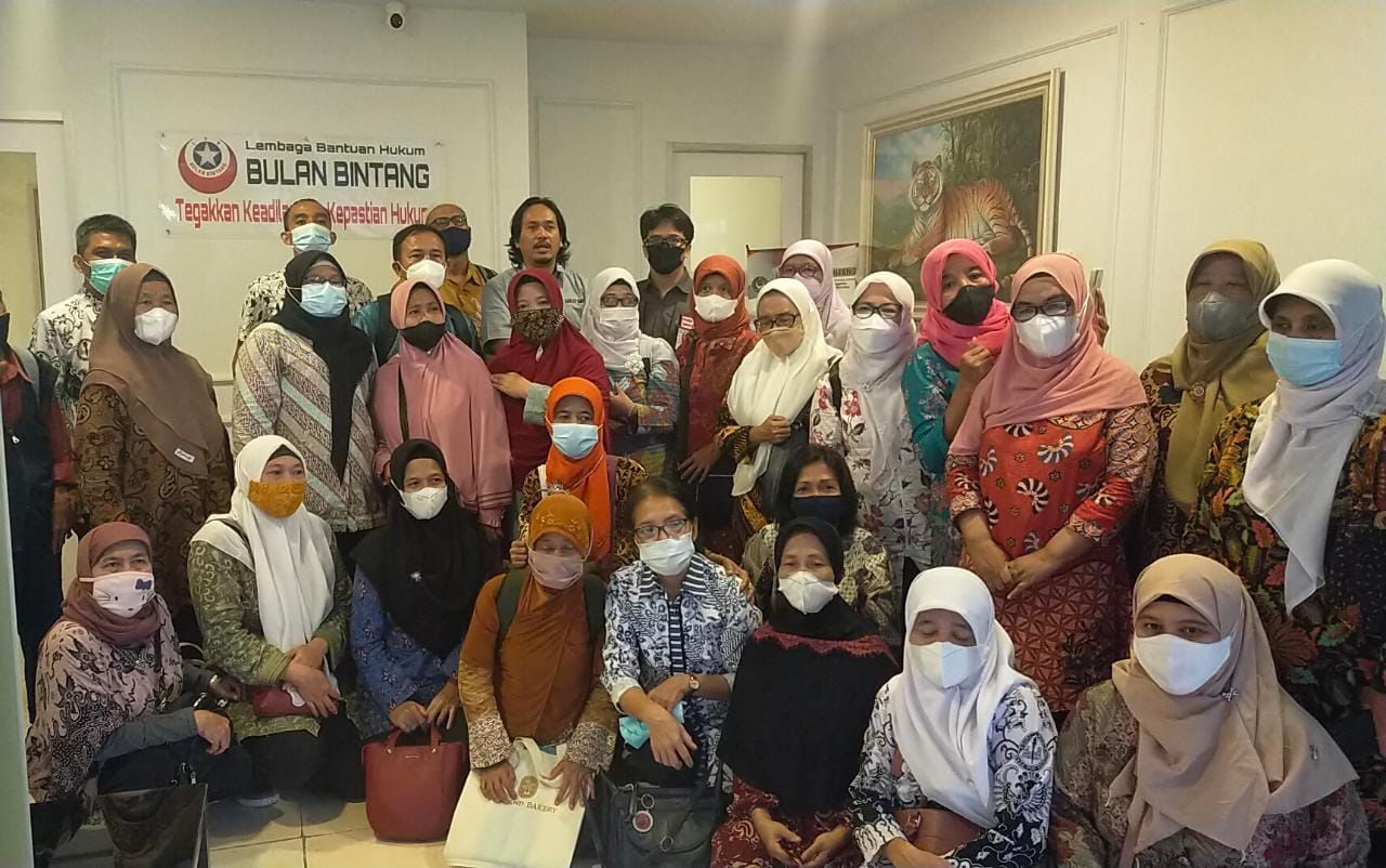 LBH Bulan Bintang Tampung Aspirasi Guru Bantu DKI dan Purnawirawan Polri