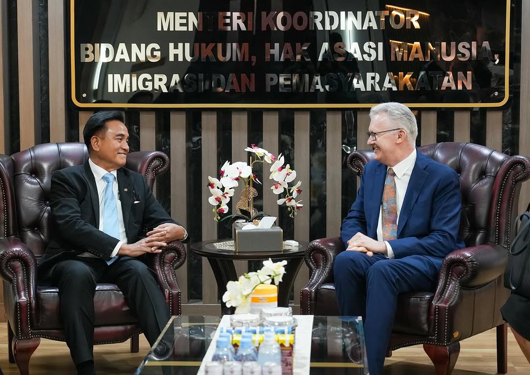 Menko Yusril Bertemu Mendagri Australia Bahas Bali Nine